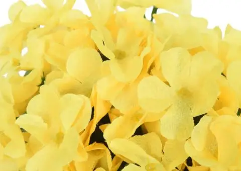 Ghirlande de flori de Crăciun, 3 buc., galben, 85 cm - 5/5