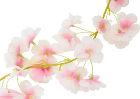 Ghirlande de flori de Crăciun, 6 buc., roz deschis, 180 cm - 5/5