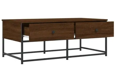 Măsuță de cafea, stejar maro, 100x51x40 cm, lemn prelucrat - 5/5