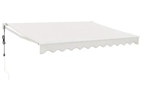 Copertină retractabilă automată, crem, 3x2,5 m - 2/5