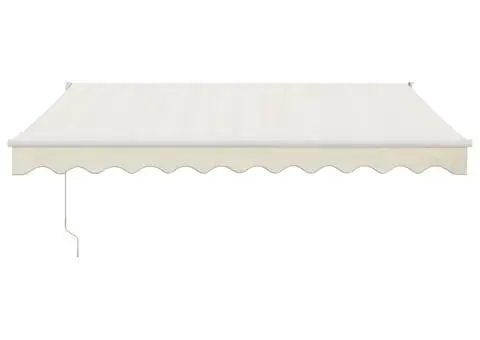 Copertină retractabilă automată, crem, 3x2,5 m - 3/5