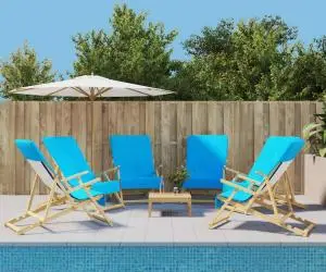 vidaXL Prosoape de plajă, 6 buc., turcoaz, 60x135 cm, textil 400 GSM