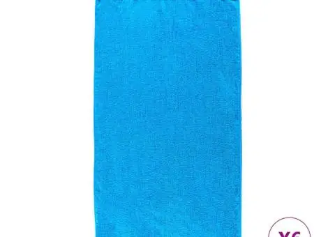 Prosoape de plajă, 6 buc., turcoaz, 60x135 cm, textil 400 GSM - 3/5