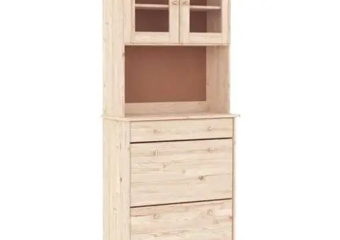 Dulap înalt ALTA, 77x35x188 cm, lemn masiv de pin - 2/5