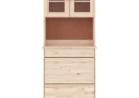 Dulap înalt ALTA, 77x35x188 cm, lemn masiv de pin - 3/5