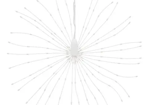 Lumini stelare de Crăciun 140 LED-uri, 8 buc., alb cald, 17 cm - 5/5