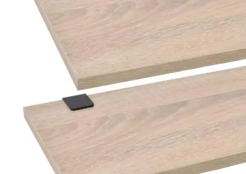 Set mobilier baie 10 piese cu chiuvete și robinete incluse, Bej - 5/5