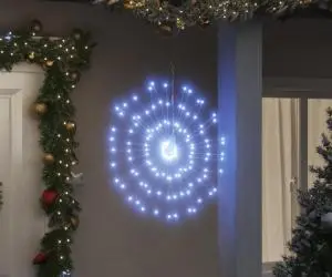 vidaXL Lumini stelare de Crăciun 140 LED-uri, 8 buc., alb rece, 17 cm