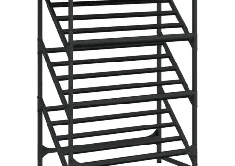 Pantofar, stejar maro, 60x30x85 cm, lemn prelucrat - 2/5