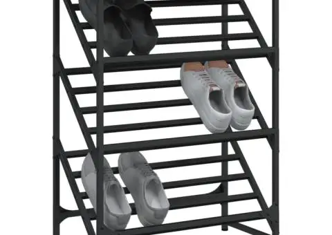 Pantofar, stejar maro, 60x30x85 cm, lemn prelucrat - 3/5