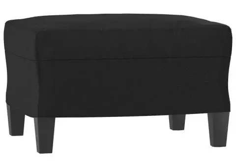 Set de canapele, 3 piese, negru, piele ecologică - 5/5