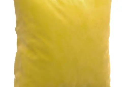 Set de canapele cu perne, 2 piese, galben, catifea - 5/5