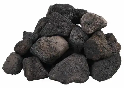 Roci vulcanice, 10 kg, negru, 5-8 cm - 3/5