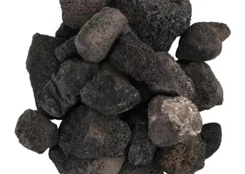 Roci vulcanice, 10 kg, negru, 5-8 cm - 4/5