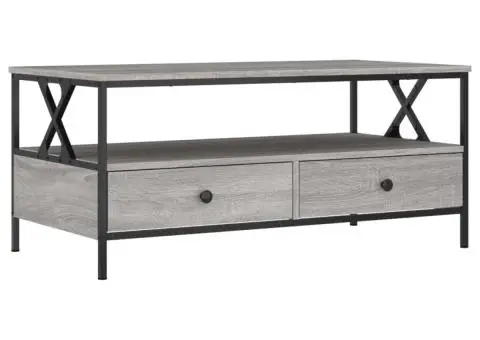 Măsuță de cafea, gri sonoma, 100x51x45 cm, lemn compozit - 2/5