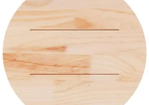 Blat de masă rotund, Ø60x3 cm, lemn masiv de pin - 5/5