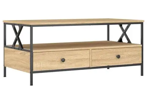 Măsuță de cafea, stejar sonoma, 100x51x45 cm, lemn prelucrat - 2/5