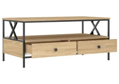 Măsuță de cafea, stejar sonoma, 100x51x45 cm, lemn prelucrat - 5/5