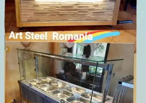 Horeca Bucuresti / MODEL CASABLANCA - LINII Autoservire/ Vitrine CALDE si Vitrine RECI / - 1/4