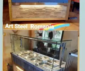 Horeca Bucuresti / MODEL CASABLANCA - LINII Autoservire/ Vitrine CALDE si Vitrine RECI /