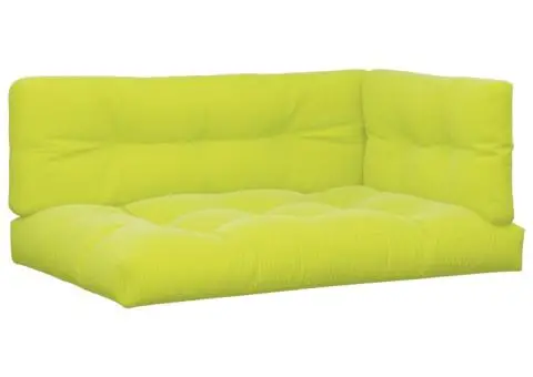 Perne de paleți, 7 buc., verde deschis, material textil - 2/5