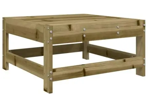 Set canapea de grădină, 10 piese, lemn de pin tratat - 4/5