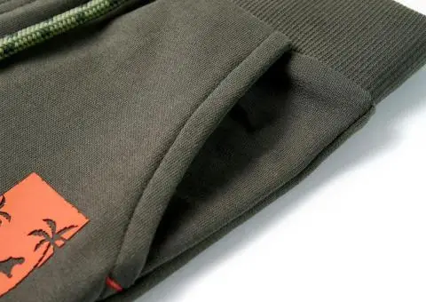 Pantaloni scurți pentru copii cu șnur, kaki închis, 128 - 5/5