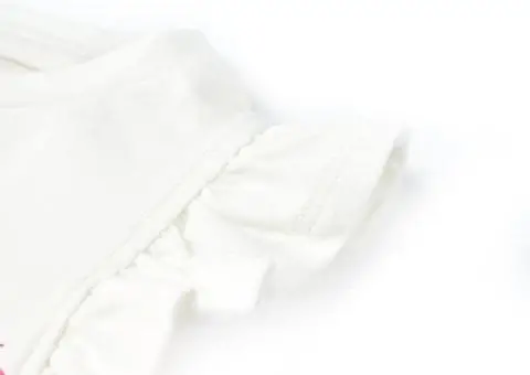 Tricou pentru copii, ecru, 128 - 4/5