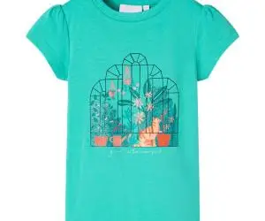 Tricou pentru copii, verde mentă, 104