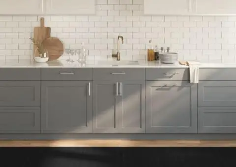 Covor dreptunghiular, negru, 80x500 cm, bambus - 1/5