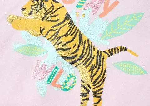 Tricou pentru copii, lila, 140 - 4/5