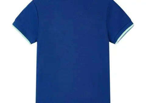 Tricou polo pentru copii, albastru închis, 92 - 2/5