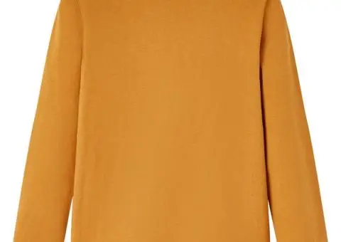 Tricou pentru copii cu mâneci lungi, ocru închis, 116 - 2/5