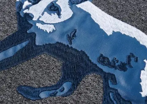 Bluzon pentru copii, bleumarin melanj, 140 - 4/5