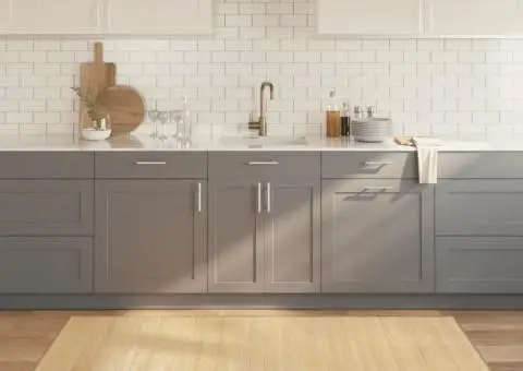 Covor dreptunghiular, natural deschis, 100x200 cm, bambus - 1/5