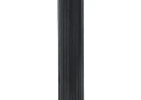 Covor dreptunghiular, negru, 100x1000 cm, bambus - 3/5