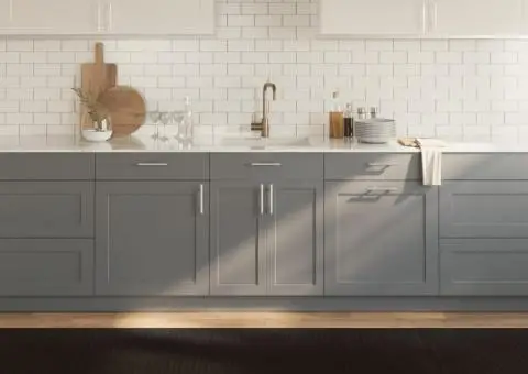 Covor dreptunghiular, maro închis, 100x400 cm, bambus - 1/5