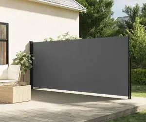 vidaXL Copertină laterală retractabilă, antracit, 180x600 cm