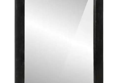 Set mobilier de baie, 3 piese, fier și lemn masiv de mango - 5/5