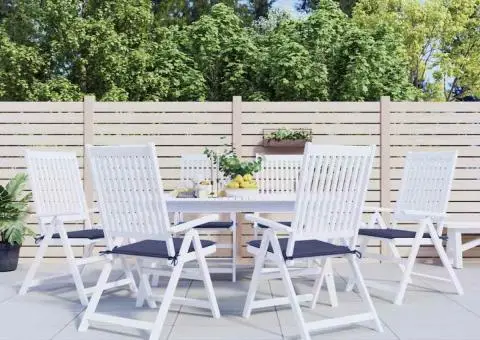 Perne pentru paleți 6 buc. bleumarin, 40x40x4 cm, textil Oxford - 1/5