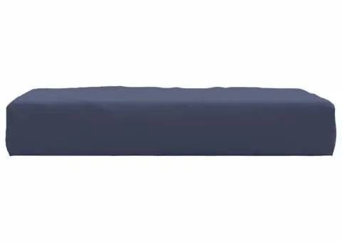 Pernă de paleți, bleumarin, 60x60x9,5 cm, țesătură Oxford - 4/5