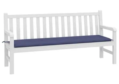 Pernă de bancă de grădină bleumarin, 180x50x4 cm, textil oxford - 3/5