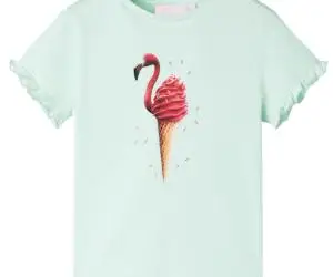 Tricou pentru copii, verde mentă deschis, 92