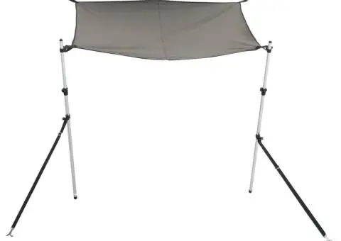 Extensie parasolar T-Top, gri antracit, 170x170x(115-183) cm - 3/5