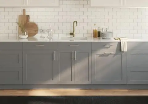 Covor dreptunghiular, negru, 70x300 cm, bambus - 1/5