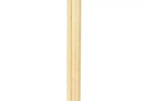 Covor dreptunghiular, natural deschis, 80x100 cm, bambus - 3/5