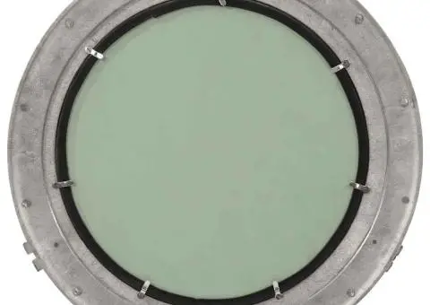 Oglindă hubloul de pus pe perete Ø50 cm Aluminiu și Sticlă - 3/5