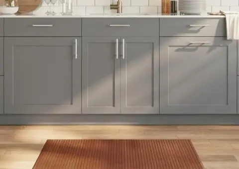 Covor dreptunghiular, maro, 60x100 cm, bambus - 1/5