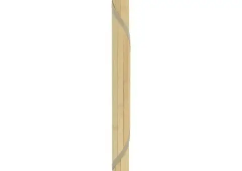Covor rotund, natural deschis, 100 cm, bambus - 3/5