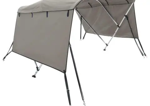 Parasolar Bimini 3 arcuri, pereți laterali 183x(170-182)x137 cm - 2/5